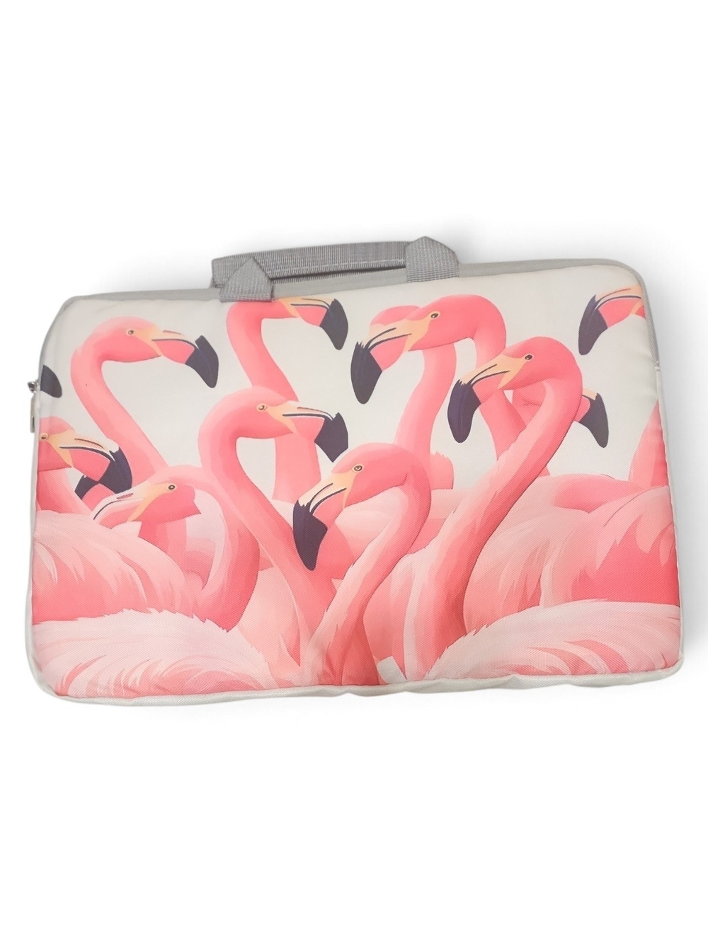 Nwot Pink Flamingo Print Laptop Sleeve Bag - Unbranded